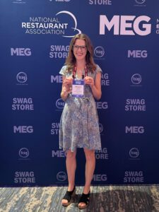 Megan Oppelt at the MEG 2024 conference.