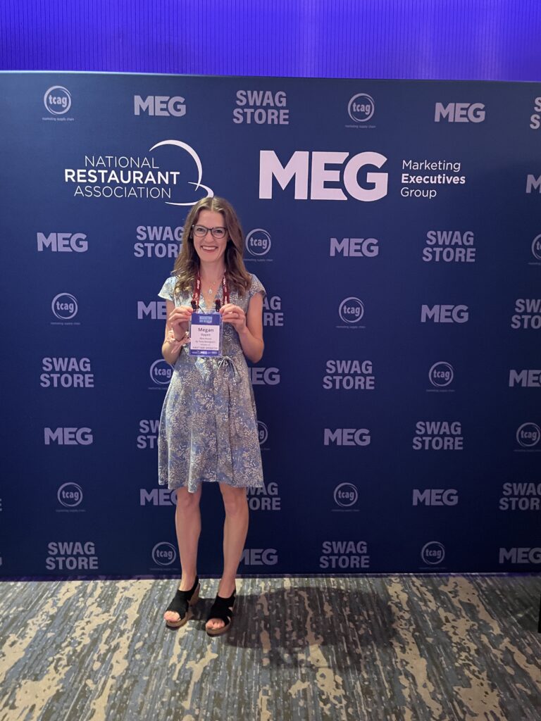 Megan Oppelt at the MEG 2024 conference.