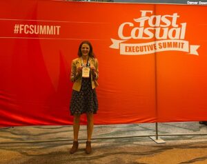 Megan at the Fast Casual Executive Summit